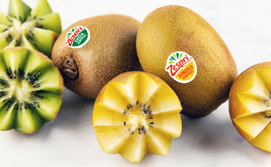 Green Kiwi and Golden Kiwi