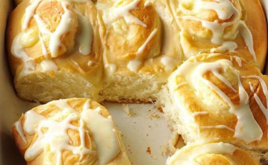 Orange Cheesecake Breakfast Rolls